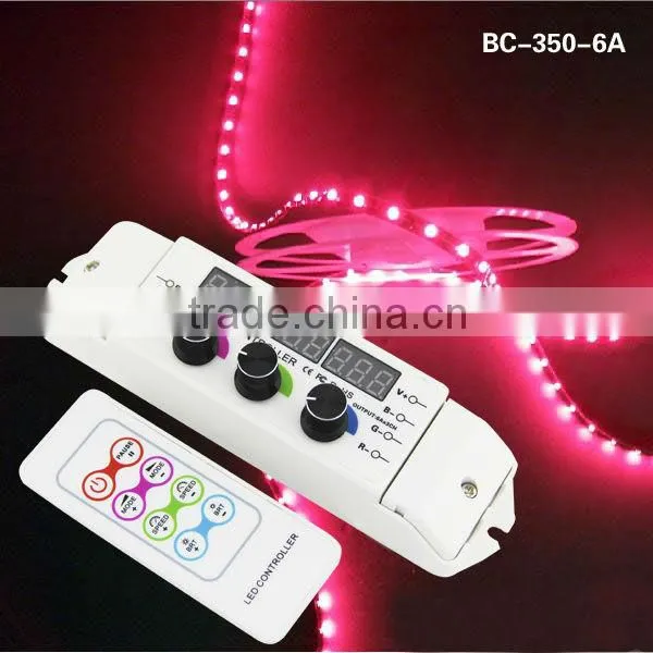 DC12V-24V led lamp rgb controller led module controller Wireless remote rotary knob manual switch