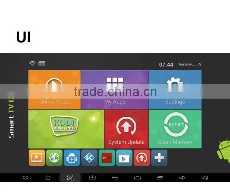 X8 4K Amlogic 8726 m8 quad core TV box with 5.0GHZ wifi frequency