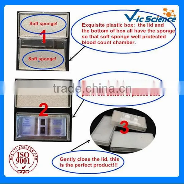 Latest Technology Blood Counting Chamber with Bright Line