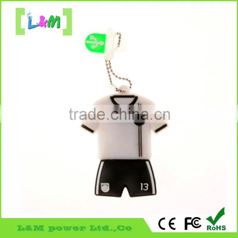 New Custom PVC USB Flash Drive With polo shirt Shape