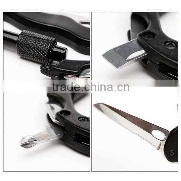 Outdoor Multifunction aluminum Carabiner with keychain