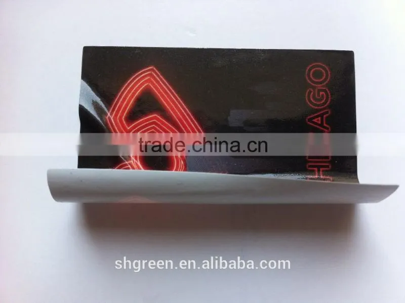 Waterproof gum paper sticker for coffee