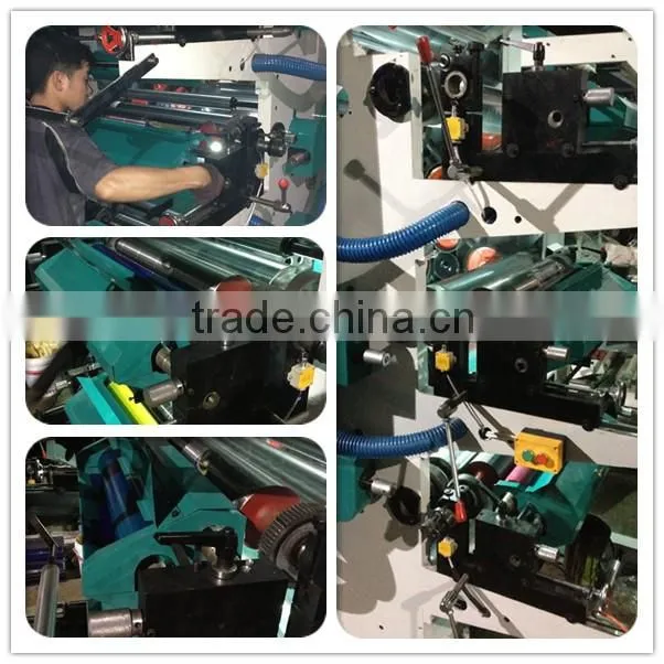 YT Series 6 color multicolour printing machine/flexo printing machine