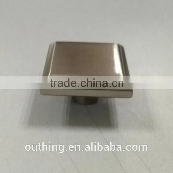 ISO9000 high quality 30mm square zinc kitchen cabinet furniture cabinet knob