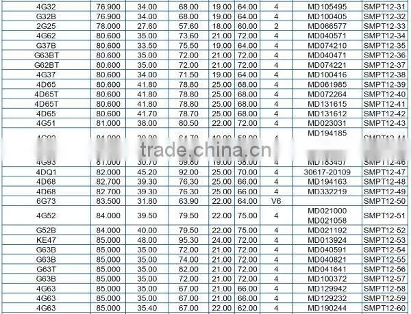 Piston For MITSUBISHI G11B Engine piston OEM MD030312