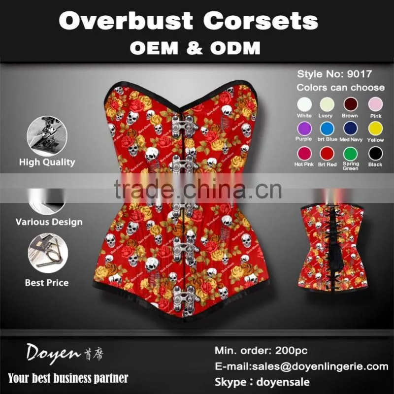 oem service cheap steel boned corset women waist training corset