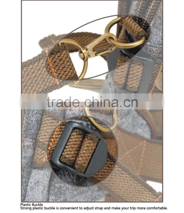 Fashion Military Waterproof Backpack Waxed Canvas Duffel Bag Waterproof Waist Bag