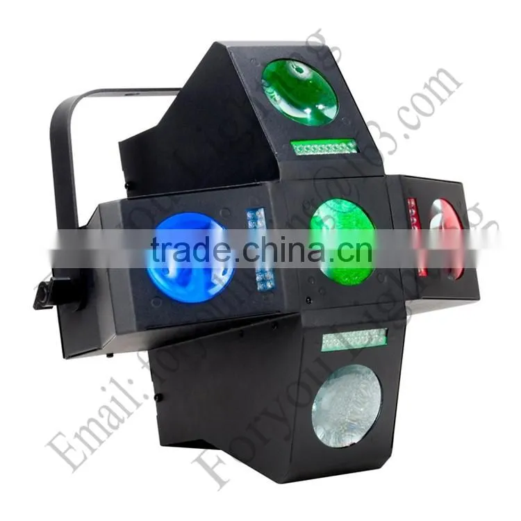 American DJ Monster Fun DMX 25x1W/3W RGBWA LED Moonflower+Strobe Stage Lighting