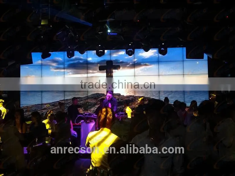55"HD LCD Video Wall with LED 1080p Video Wall optional