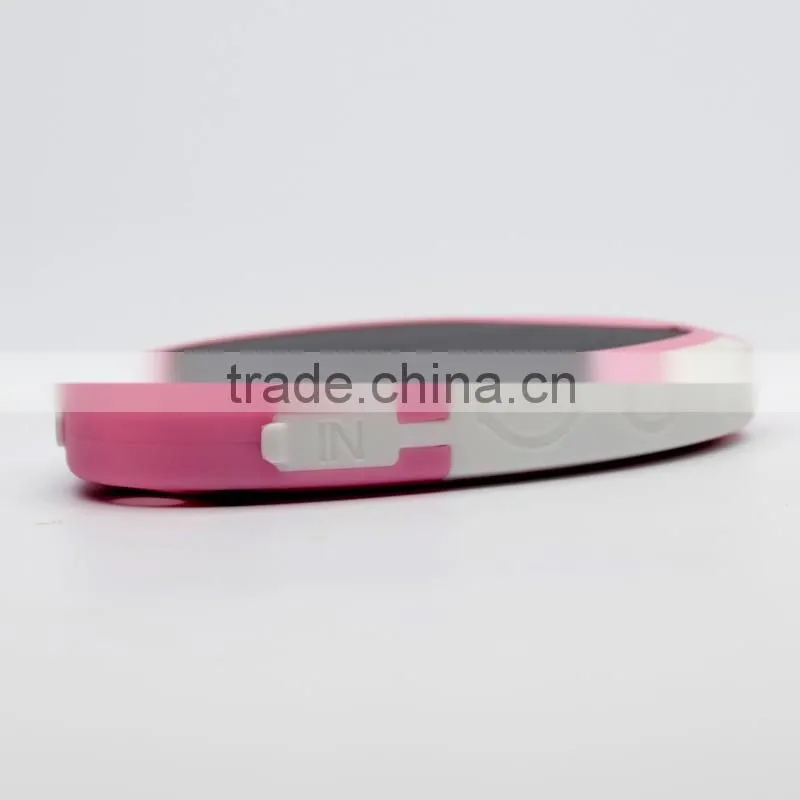 Wholesale gifts waterproof 3000mah rohs solar cell phone charger
