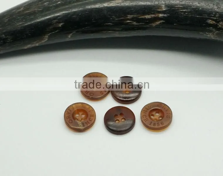 Brown Horn Buttons for Coats