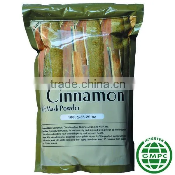 Private Label Cinnamon Whitening and Moisturizing Facial Soft Powder Peel Off Mask 1000g