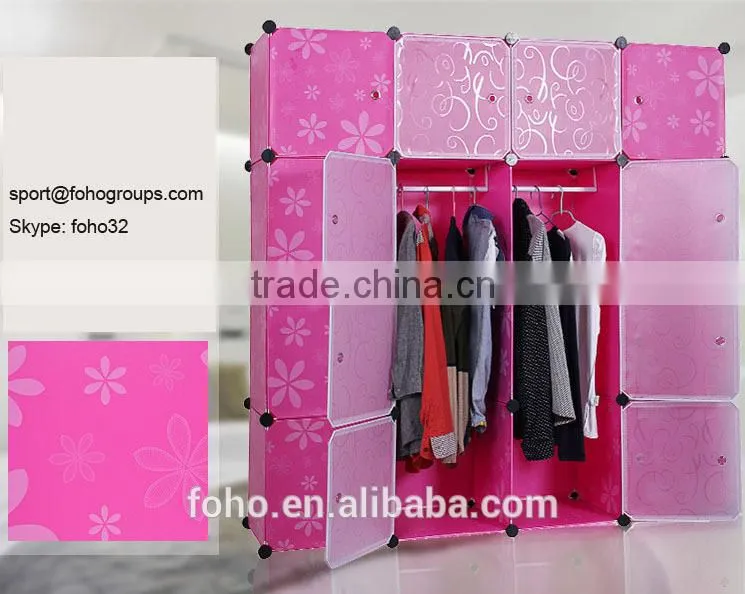 16 doors clear plastic cabinets, storing clothes, shoes, toys plastic cabinets