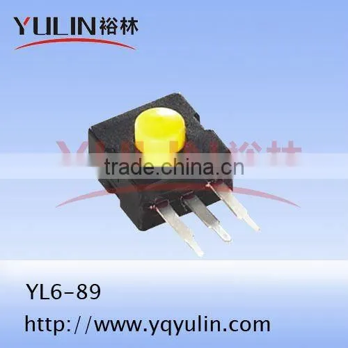 YL6-87 2 pin push button mini switch for toys on off