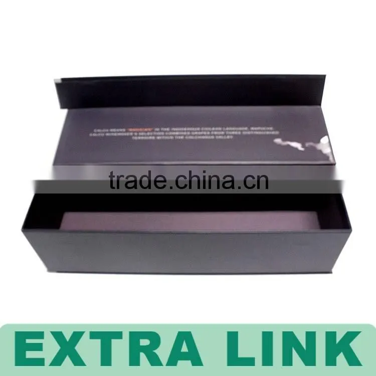 China Alibaba Supplier Customized Logo Book Shape Box For Wine