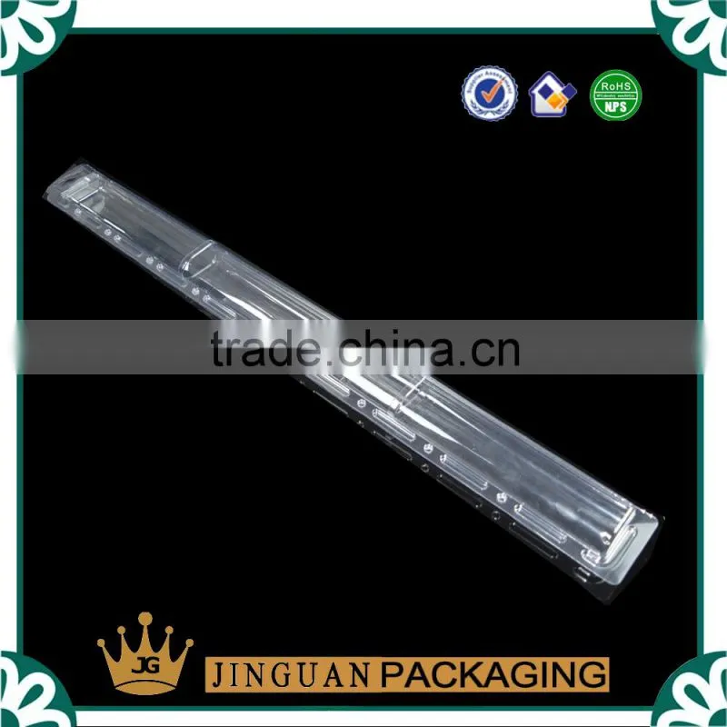 Custom clear plastic pen packaging pen blister packaging
