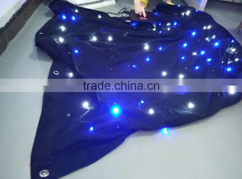 stage backdrop star sky cloth light