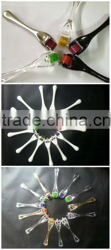 GTO best sale medical stainless 540needles derma roller with travel case and user manual
