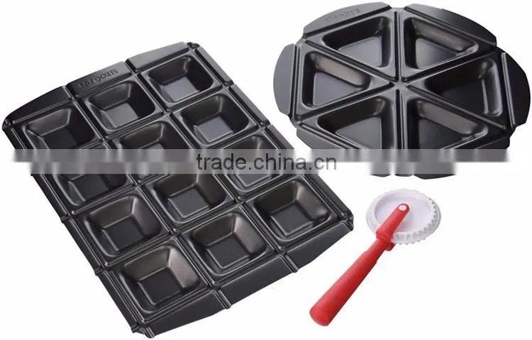 Hot Selling Household Mini Pie Stainless Steel Non-Stick Pan Set Baking Pan