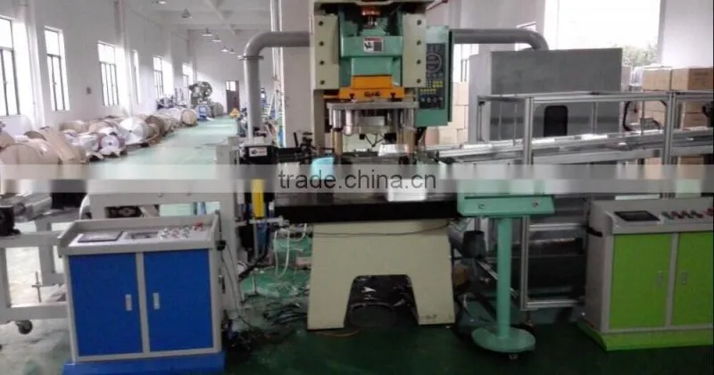 Automatic aluminum foil container making machine