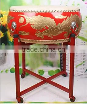 traditonal chinese style red stage play drum wholesale