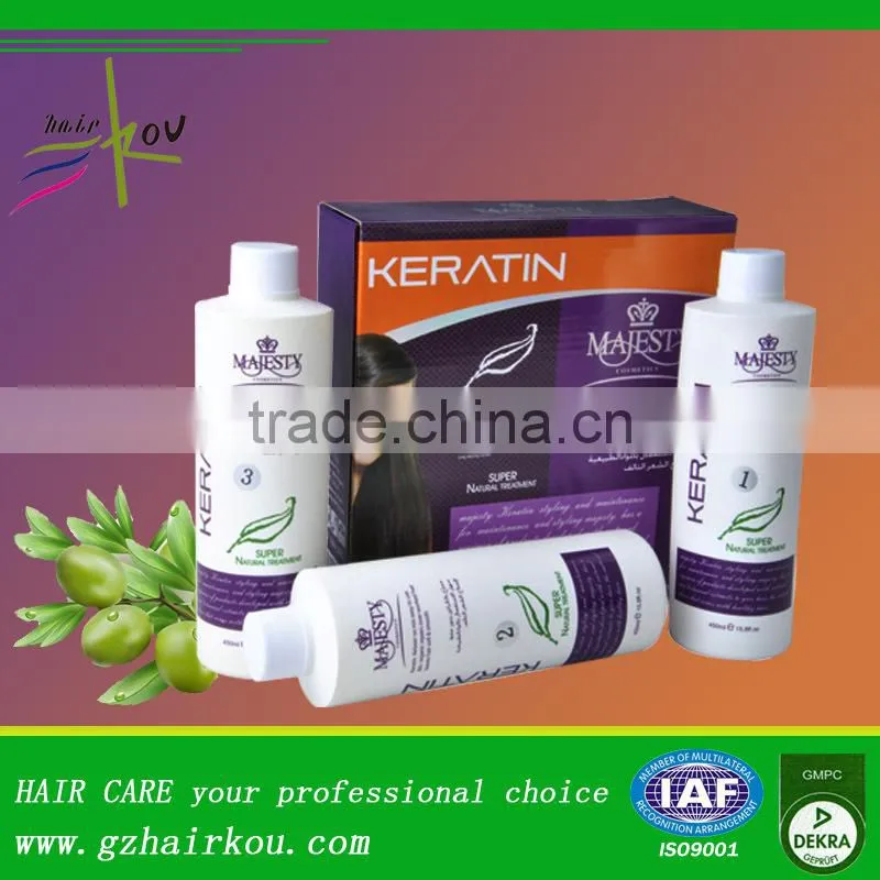 Brazilian Keratin Hair Treatment/permanent hair straightening products