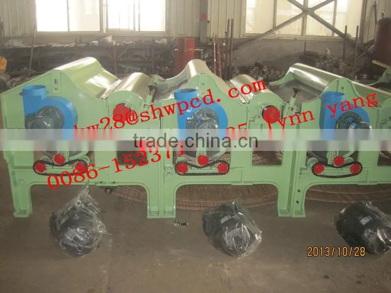 Textile tearing machine fabric cotton waste recycling machine
