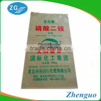 transparent pp woven fertilizer bag 40kg