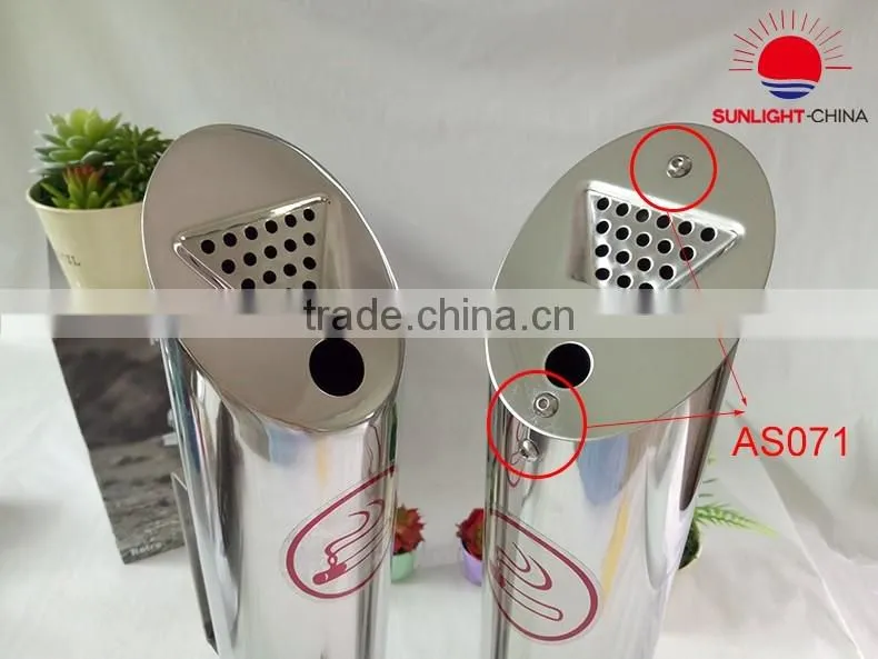 Round Shape Wall Mounted Metal Ashtray