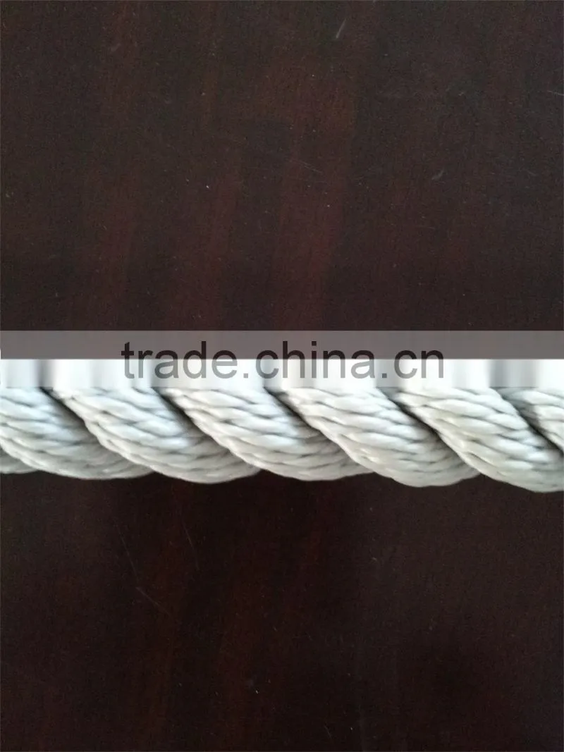 ISO Standard 3 strand Hard Polypropylene Mooring Rope