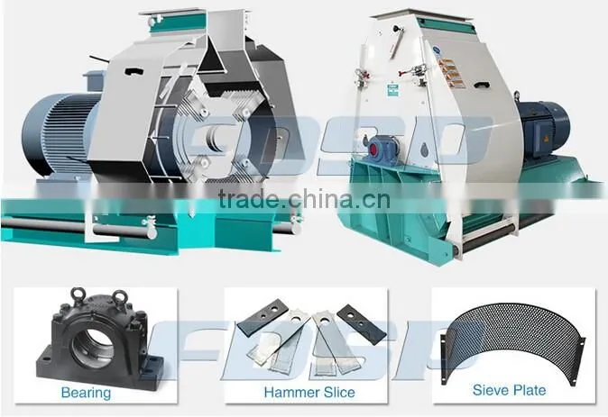 Widely Used Grinding Machine for Feed Mill Plant/Grain Grinding Machine Price