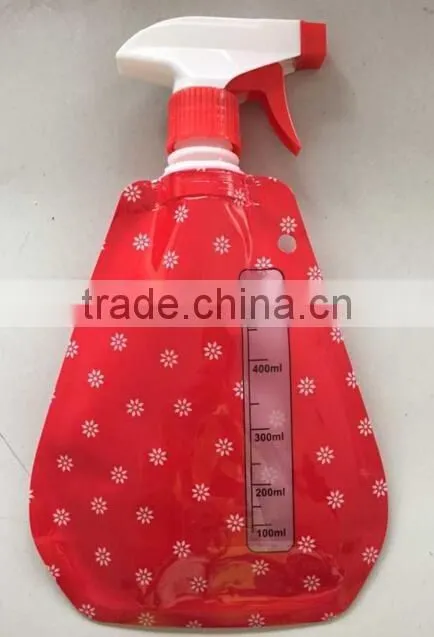 PVC Plastic flower bag pot