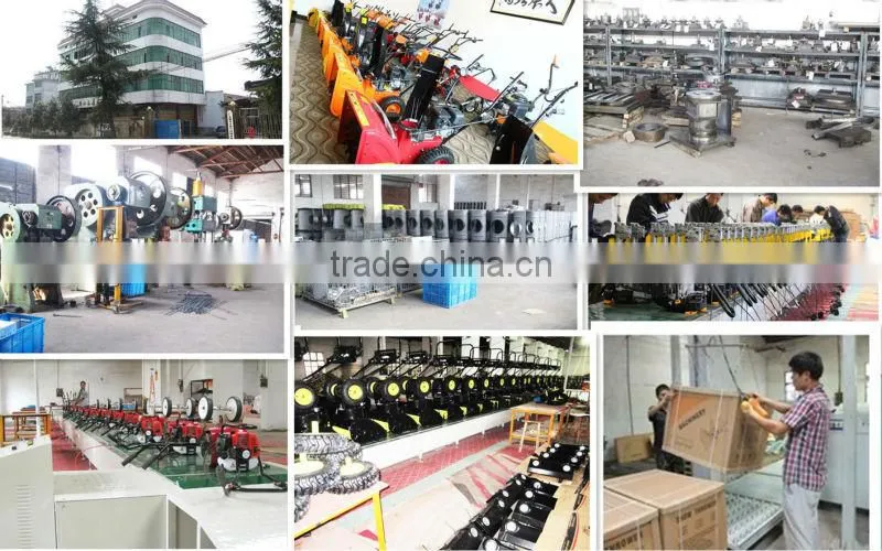Snow blower with rubber track for sale
