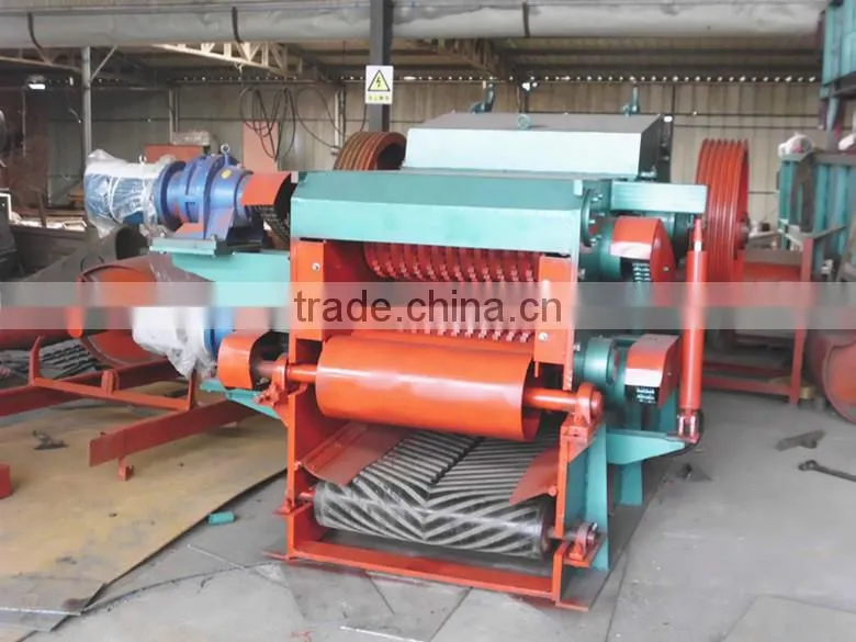 CE approved three phase asynchronous motor drum wood chipper for sale