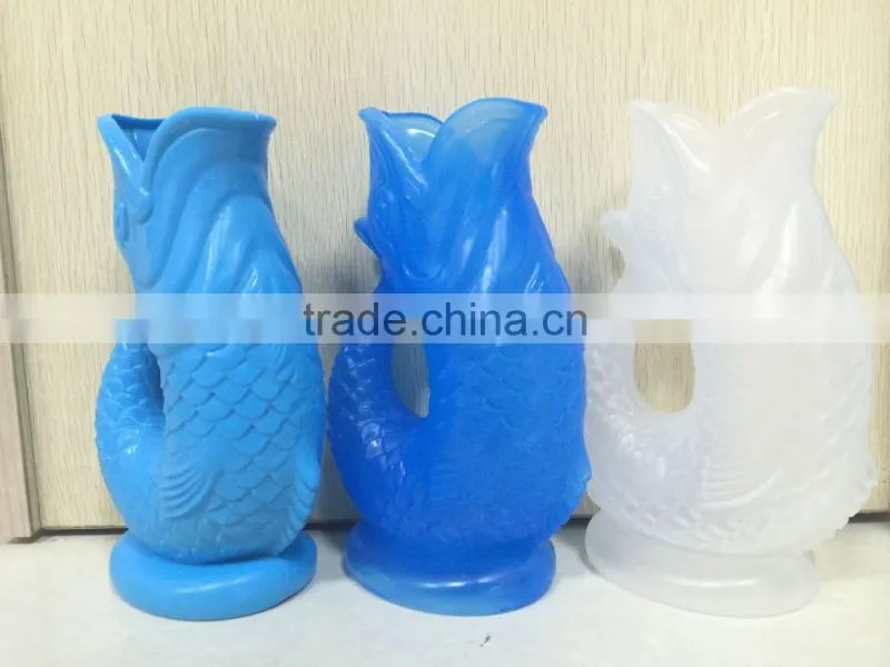 OEM Blow Molding plastic fish drinking water cup,fish wine glass