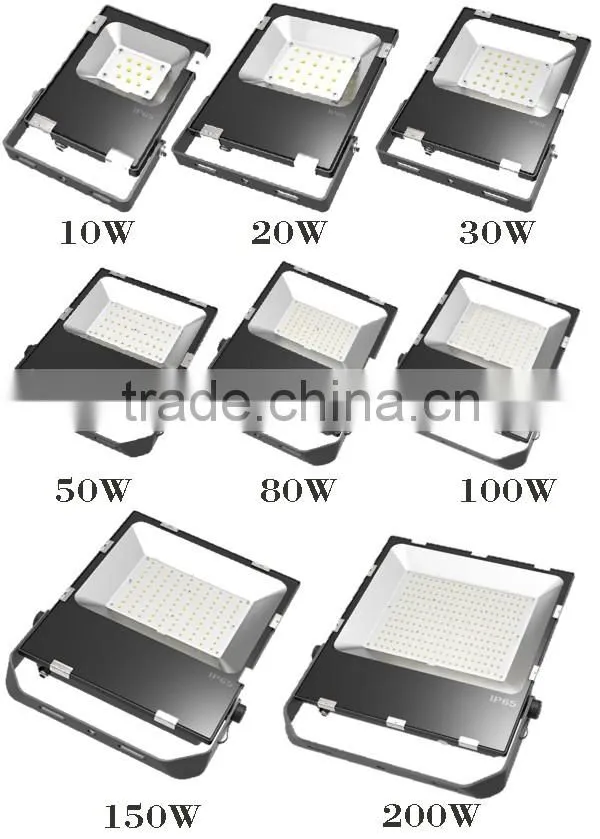 200W 150W aluminum ip65 SMD slim led floodlight housing