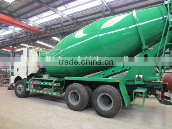8m3-14m3 355hp FAW 6*4 Concrete Mixing Transport Truck