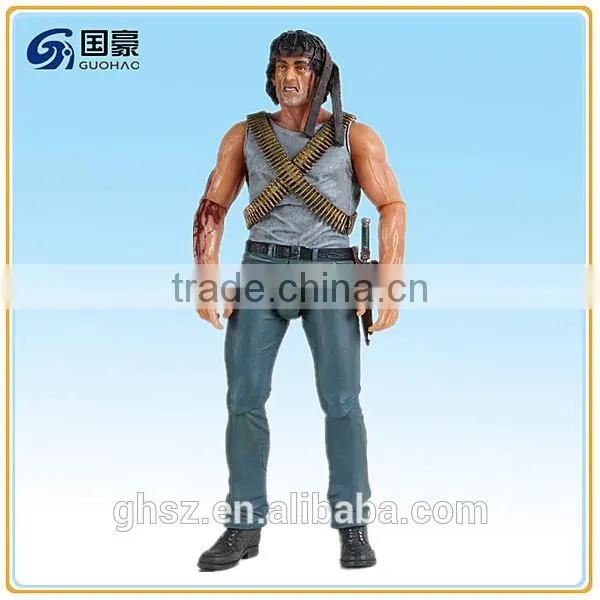Wholesale 12'' action figure First Blood II Rambo toy model