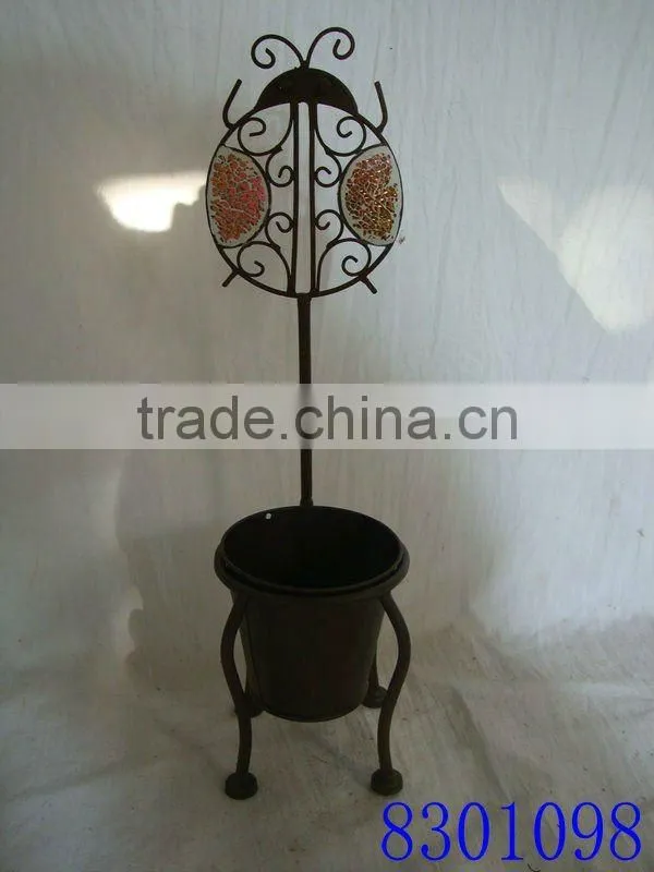Plant Holder With Insect