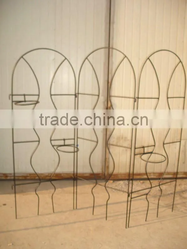 wrought iron trellis