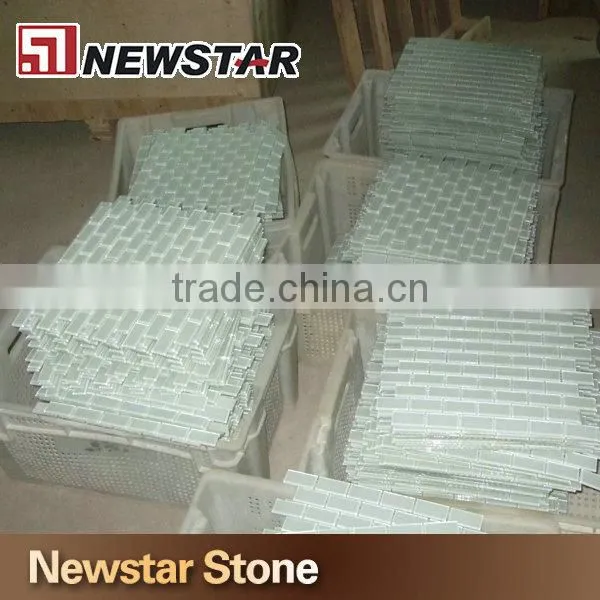 Simple design glass mosaic