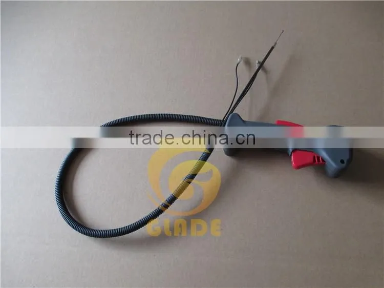 top garden brush cutter parts 143RII Engine Silencer Muffler For Grass Trimmer Garden Machine