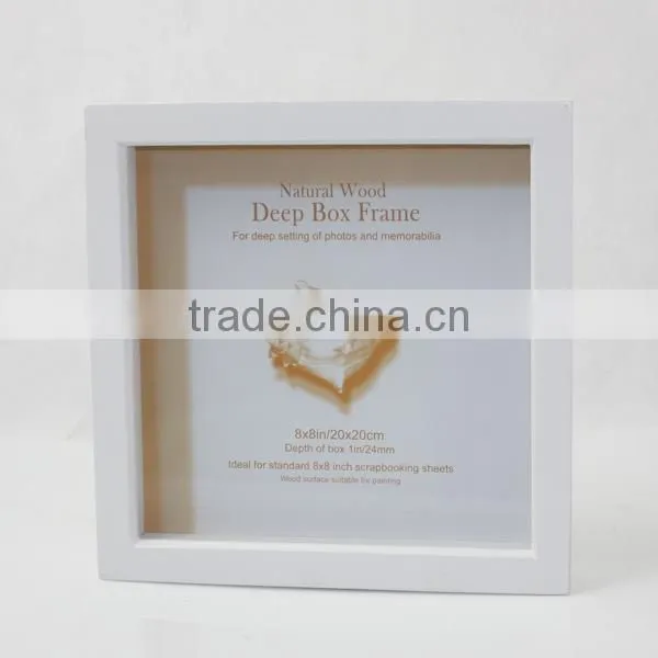 2016 new design wooden picture photo frame, top sale wooden picture photo frame W09A022
