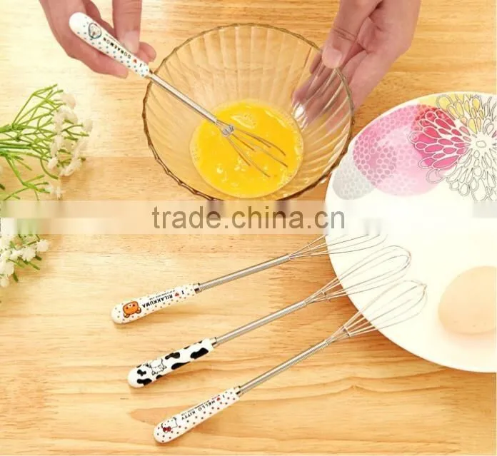 Stainless Steel Egg Whisk Cake Cream Coffee Stirrer With Low Price