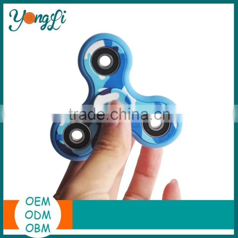 Custom Silicone Cover Toys Fidget Spinner Rainbow