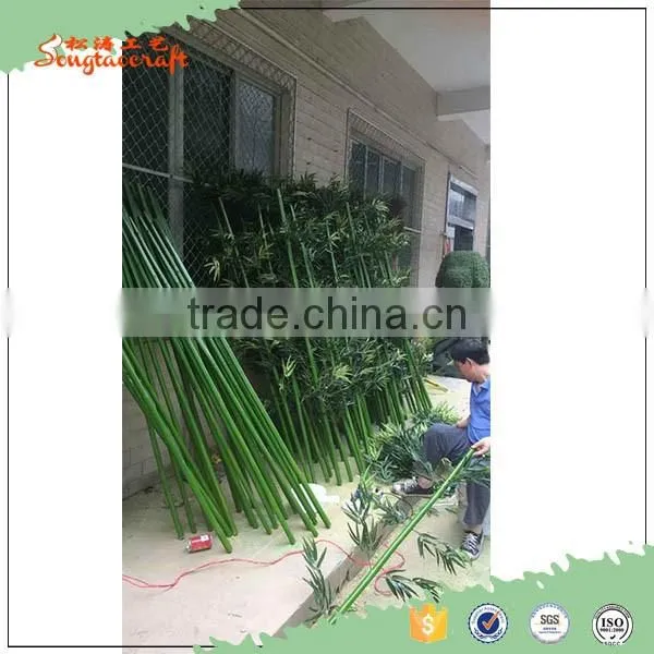 wholesales outdoor plastic bamboo artificial bamboo poles