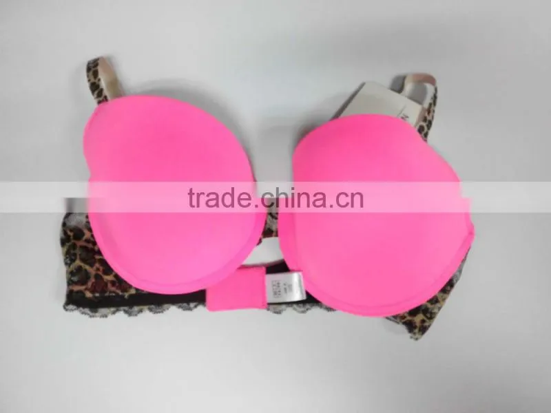 Woman sexy thong satin underwear bra and panty set