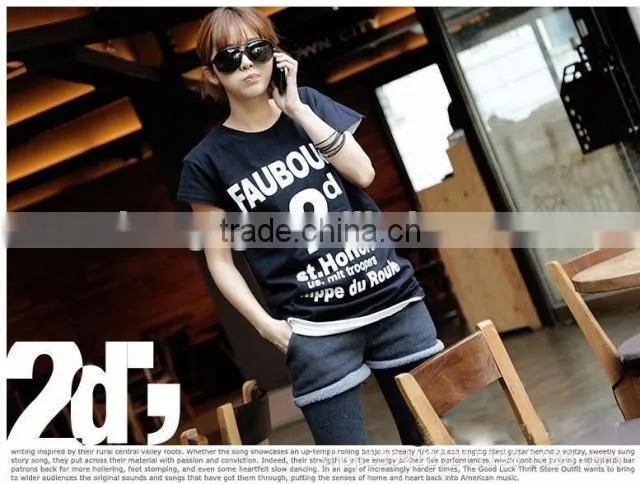 printing slim lady's t-shirt differden style for different people enjoy yourself