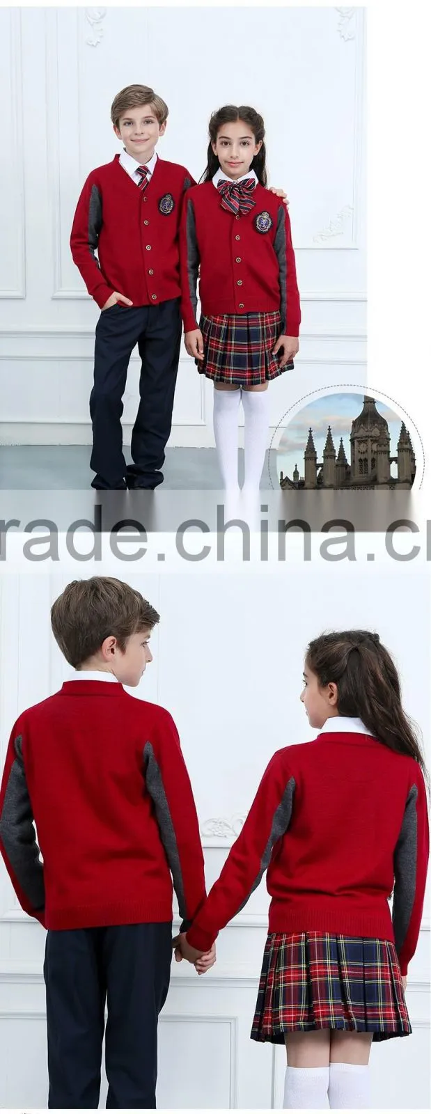 Guangzhou factory british japanese wholesale bulk school uniforms