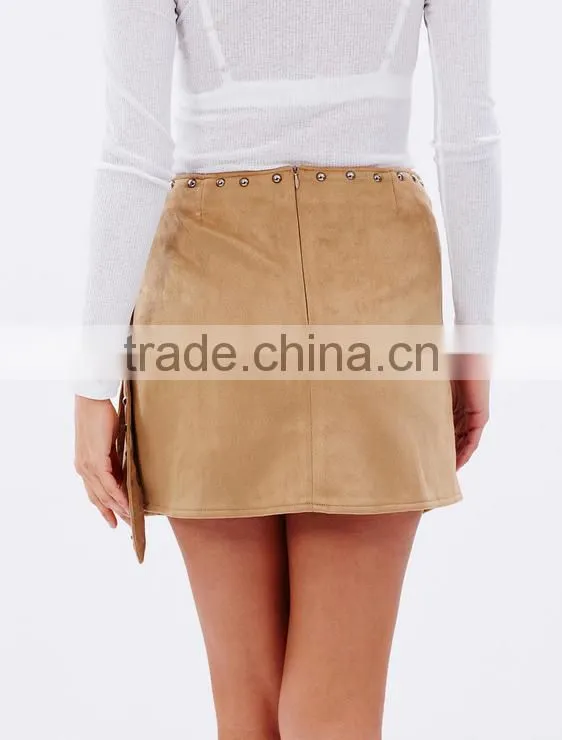 2016 Wholesale mature womens wear beaded ladies skirts